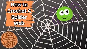 spiderweb spider web crochet tutorial