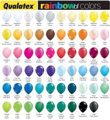 Balloon Color Chart Audrey Bunnys 1st Birthday In 2019