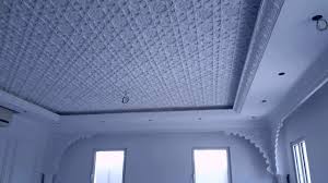 gypsum tiles false ceiling design