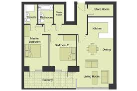 typical 2 bedroom apartment floor plans