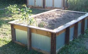 Corrugated Steel Raised Bed Gardening