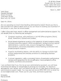 Administrative Assistant Cover Letter Examples for Admin   LiveCareer Copycat Violence money zine com   Our website has a wide range of administrative assistant  resume cover letter templates that can be used extensively for cover letters  