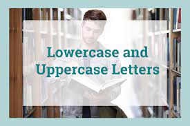 lowercase and uppercase letters