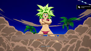 Kefla's hairstyle is a mixture of both of those owned by the female saiyans, being spiky like caulifla's with bangs framing both sides of her face while the majority of her hair is. Kefla Bikini Fighterz Mods