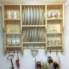 Wooden Plate Racks Wall Mounted Plate