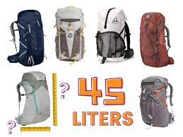 45 liter backpacks the right size for