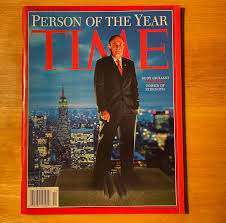 Time Magazine Person of The Year Rudy Giuliani Dec. 2001 & Jan. 2002 RARE  for sale online | eBay
