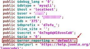 how to use joomla s php error reporting