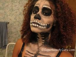 skeleton makeup tutorial halloween