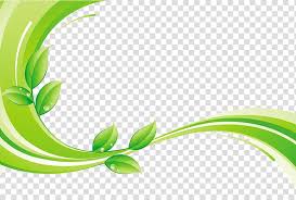 green leaves graphic art green