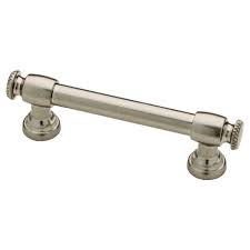 dual mount cylindrical bar drawer pulls