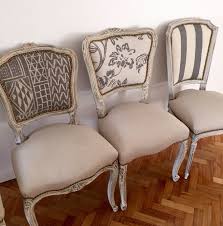 Ideas para cambiar tus sillas de comedor. Nice Idea For Coordinating Chairs I Have Carved Cherry Wood Backs But I D Love To Do The Seats In Fabrics Like The Sillas Restauradas Sillas Sillas Tapizadas