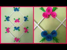 diy paper flower wall hanging easy wall