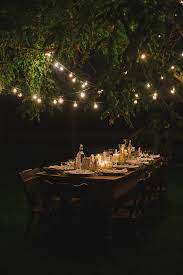 outdoor dinner parties