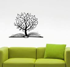 Buy Tree Book Wall Sticker Library