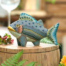 Handcrafted Polymer Clay Fish Sculpture