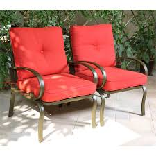 2 Pcs Patio Club Chairs Wrought Iron
