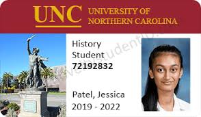 A card table from one of the carolina's within the united states of america. Novelty Student Id Ç€ The Home Of Fake Student Id Ç€ Unc North Carolina