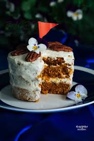 eggless carrot cake in microwave