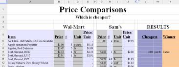 Pricing Comparison Excel Template Magdalene Project Org