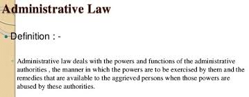 administrative law i the lawyers