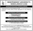 Independent University Bangladesh IUB Job Circular 2022 এর ছবির ফলাফল