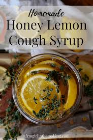 honey lemon cough syrup recipe with