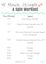 45 minute strength spin workout a