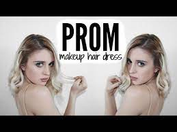 prom 2016 tutorial makeup hair