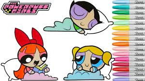 Free powerpuff girls coloring pages. Powerpuff Girls Coloring Book Blossom Buttercup Bubbles Slumber Party Ppg Colouring Pages Episode 1 Youtube