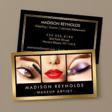 browse eyeshadow themed business cards