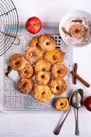 air fryer apple ring doughnut j