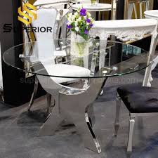 New Designer Round Glass Dining Table