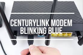 centurylink modem blinking blue c4000