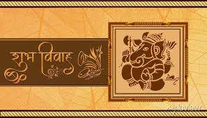 wedding invitation card with hindi
