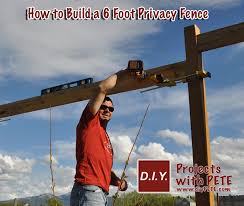 How To Build A 6 Foot Privacy Fence