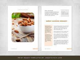 editable recipe template for word