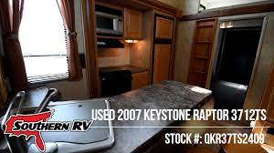 used 2007 keystone raptor 3712ts at