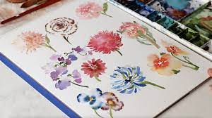 10 More Easy Watercolor Flowers