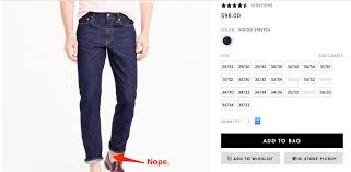 Make Better Product Pages A Journey Through Jeans Shopping
