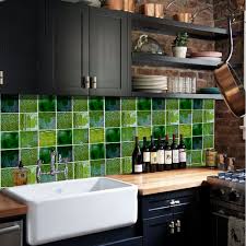 indoor tile green imprint ks design