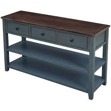 3 Drawers Sofa Table Entryway Table