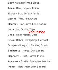 There's a difference between saving money and being stingy. Spirit Animals Zodi Bingo Zodiac Bingo Free Community Facebook