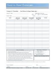 timesheet for caregiver fill and sign