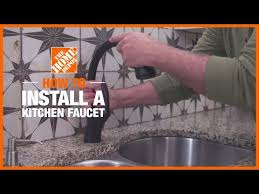 How To Install A Kitchen Faucet The