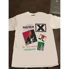 But his shirt is really where his fashion made a statement. Gildan Details About Vintage Malcolm X By Any Means Necessary Crewneck T Shirt Size Shopee Malaysia
