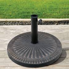 Patio Umbrella Base In Antique Bronze