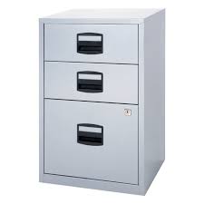 bisley three drawer home file cabinet