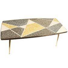 Mosaic Marble Coffee End Table 1960s