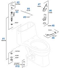 Santa Rosa Toilet Replacement Parts By